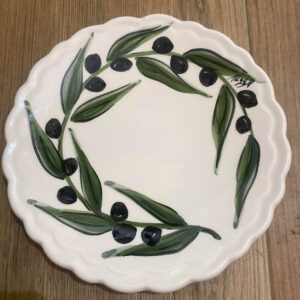 Διακοσμητικό πιάτο ελιά