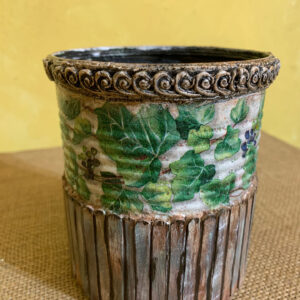 Διακοσμητική θήκη μολυβιών ντεκουπάζ